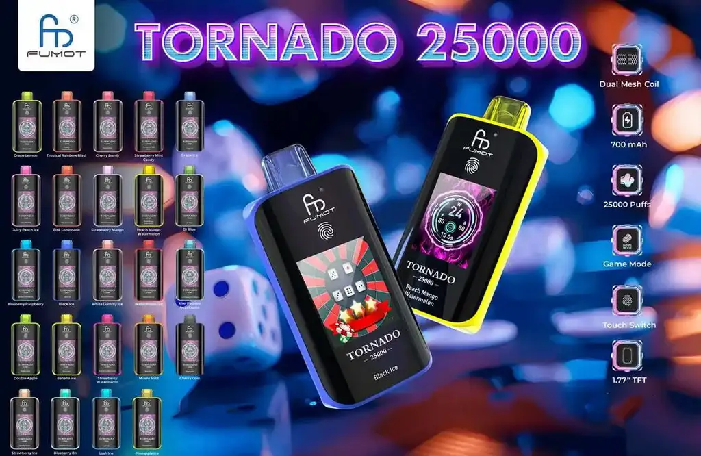 Fumot Tornado 25000 Puffs Vape